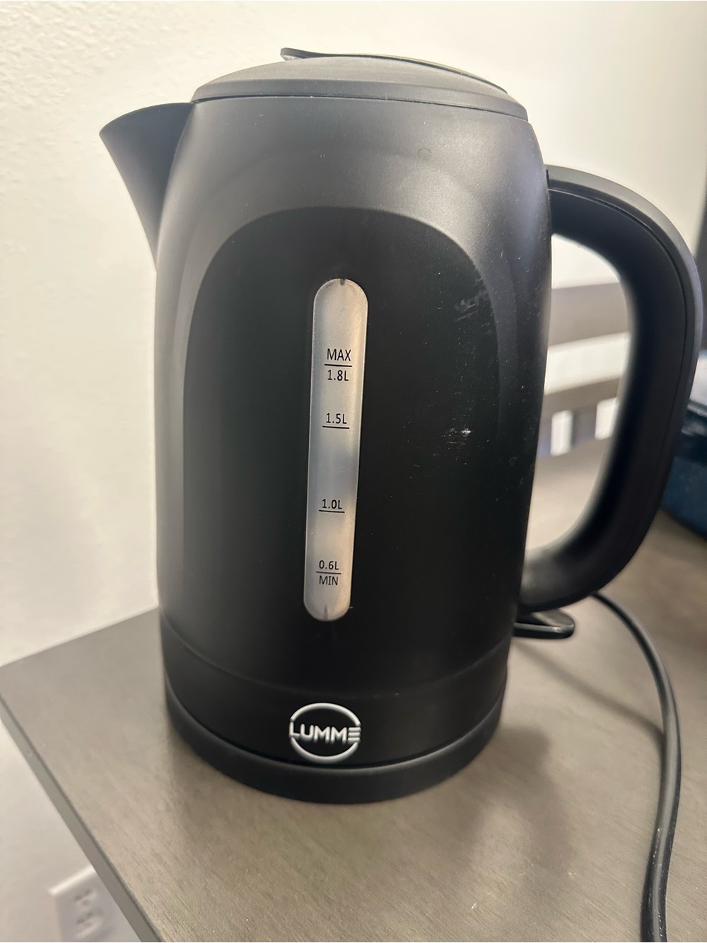 Lumme Black Electric Kettle